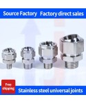 304 stainless steel universal joint 155°universal nozzle universal adjustable bal!joint nozzle angle adjustment nozzle