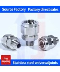 304 stainless steel universal joint 155°universal nozzle universal adjustable bal!joint nozzle angle adjustment nozzle