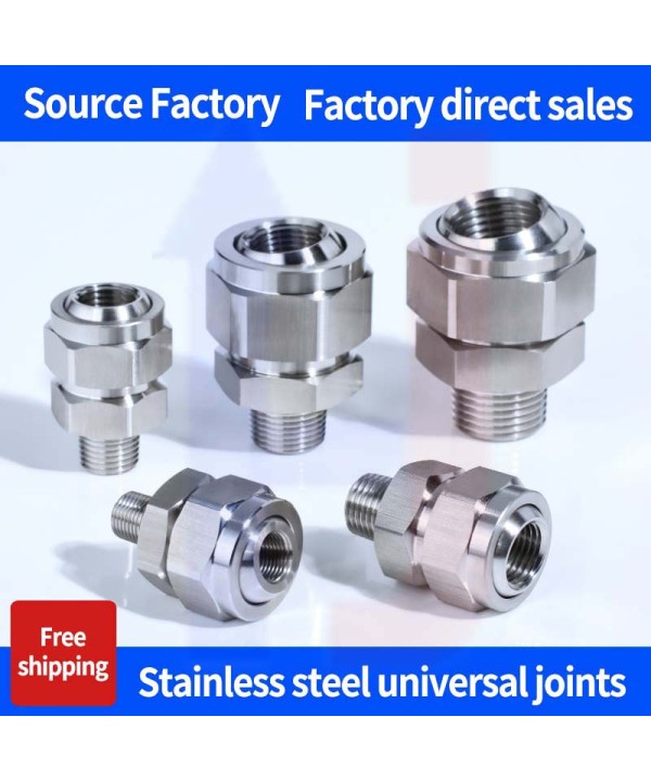 304 stainless steel universal joint 155°universal nozzle universal adjustable bal!joint nozzle angle adjustment nozzle